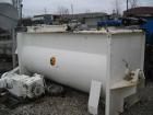 USED: Scott ribbon blender, model SHRM4810, 125 cubic feet, carbon steel. Non-jacketed trough 48