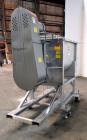Used Scott Equipment Paddle/Ribbon Blender, Model SPRM304SS, 20 Cubic Feet Working Capacity, 304 Stainless Steel. Non-jacketed trough 31” wide x 48” long x approximately 36” deep. 4” Diameter shaft, ...