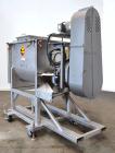 Used Scott Equipment Paddle/Ribbon Blender, Model SPRM304SS, 20 Cubic Feet Working Capacity, 304 Stainless Steel. Non-jacketed trough 31” wide x 48” long x approximately 36” deep. 4” Diameter shaft, ...