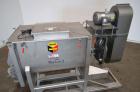 Used Scott Equipment Paddle/Ribbon Blender, Model SPRM304SS, 20 Cubic Feet Working Capacity, 304 Stainless Steel. Non-jacketed trough 31” wide x 48” long x approximately 36” deep. 4” Diameter shaft, ...