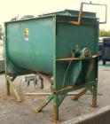 Used Scott Equipment Paddle/Ribbon Blender, model SPRM487, 99 cubic feet working capacity, carbon steel. Non-jacketed trough 48