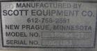 USED: Scott Equipment Co double spiral ribbon blender, model SRM404SS, 35 cubic feet, 304 stainless steel. Non-jacketed trough 40