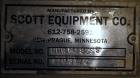 Used Scott Double Spiral Ribbon Blender, Model GHRM4485SS, Approximate 70 Cubic