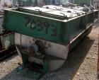 Used Sprout Waldron Ribbon/Paddle Blender, 150 Cubic Foot Working Capacity, 304 Stainless Steel. Non-jacketed trough 48