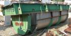 Used Sprout Waldron Ribbon/Paddle Blender, 150 Cubic Foot Working Capacity, 304 Stainless Steel. Non-jacketed trough 48