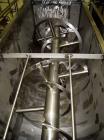 Used Sprout Waldron Double Spiral Ribbon Blender, Model 14,000#, 267 cubic feet working capacity, stainless steel. Non- jacketed trough 60