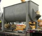 Used Sprout Waldron Double Spiral Ribbon Blender, Model 14,000#, 267 cubic feet working capacity, 304 stainless steel. Non- jacketed trough 60