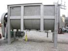 Used Sprout Waldron double spiral ribbon blender, model 14,000#, 267 cubic feet working capacity, stainless steel. Non- jacketed trough 60