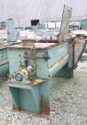 USED: Sprout Waldron double spiral ribbon blender, model B-21. 21 cu ft working capacity, carbon steel. Jacketed trough 24
