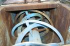 USED: Sprout Waldron double spiral ribbon blender, model B-21. 21 cu ft working capacity, carbon steel. Jacketed trough 24