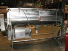 Used-Stricklin 56 Cubic Foot Double Ribbon Blender, stainless steel food grade. Trough measures 10' long x 30