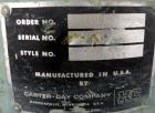 Used Strong-Scott Double Spiral Ribbon Blender, Model IMH-60, 60 Cubic Feet Maximum Working Capacity, 20 Minimum, Carbon Steel. Non-Jacketed trough 38
