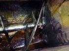 Used Ribbon Blender, Approximate 45 Cubic Feet, 304 Stainless Steel.