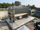 100 Cubic Foot Stainless Steel Double Spiral Ribbon Blender