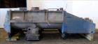 Used Van den Berg BMW Ribbon Blender, Model 1000-V-Omega, 304 Stainless Steel, Approximate 176 Cubic Feet. 5000 Liter maximum capacity. Non-jacketed trough approximate 129
