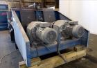 Used Van den Berg BMW Ribbon Blender, Model 1000-V-Omega, 304 Stainless Steel, Approximate 176 Cubic Feet. 5000 Liter maximum capacity. Non-jacketed trough approximate 129