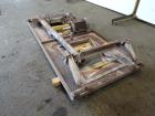 Used Van den Berg BMW Ribbon Blender, Model 1000-V-Omega, 304 Stainless Steel, Approximate 176 Cubic Feet. 5000 Liter maximum capacity. Non-jacketed trough approximate 129