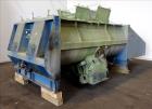 Used Van den Berg BMW Ribbon Blender, Model 1000-V-Omega, 304 Stainless Steel, Approximate 176 Cubic Feet. 5000 Liter maximum capacity. Non-jacketed trough approximate 129