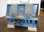 Used Van den Berg BMW Ribbon Blender, Model 1000-V-Omega, 304 Stainless Steel, Approximate 176 Cubic Feet. 5000 Liter maximum capacity. Non-jacketed trough approximate 129