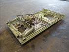 Used Van den Berg BMW Ribbon Blender, Model 1000-V-Omega, 304 Stainless Steel, Approximate 176 Cubic Feet. 5000 Liter maximum capacity. Non-jacketed trough approximate 129