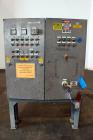 Used Van den Berg BMW Ribbon Blender, Model 1000-V-Omega, 304 Stainless Steel, Approximate 176 Cubic Feet. 5000 Liter maximum capacity. Non-jacketed trough approximate 129