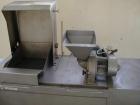USED: Wolfking ribbon blender. Material of construction is stainless steel on product contact parts. Food grade. 26.5 cu ft (750 liter) capacity. Non-jacketed, not rated for vacuum. One removable end...