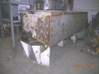 USED: 75 cubic foot stainless steel jacketed double ribbon blender manufactured by Young Industries. 38