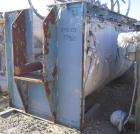 Used Young Industries Double Spiral Ribbon Blender, 150 Cubic Feet, Stainless Steel. Jacketed trough 53