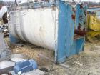 Used Young Industries Double Spiral Ribbon Blender, 150 Cubic Feet, Stainless Steel. Jacketed trough 53