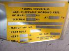 Used Stainless Steel Young Ribbon Blender, Model 40-HB, 59 Cubic Feet