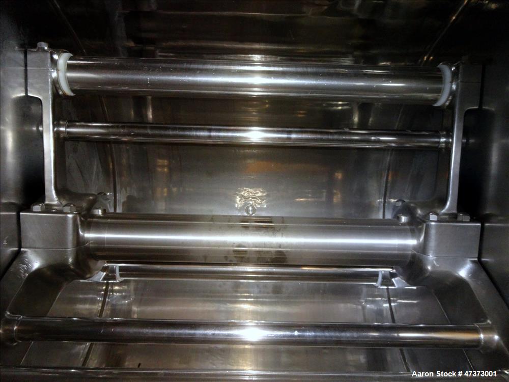 Used Oshikiri Horizontal Mixer, Model HM1300F, 304 Stainless Steel.