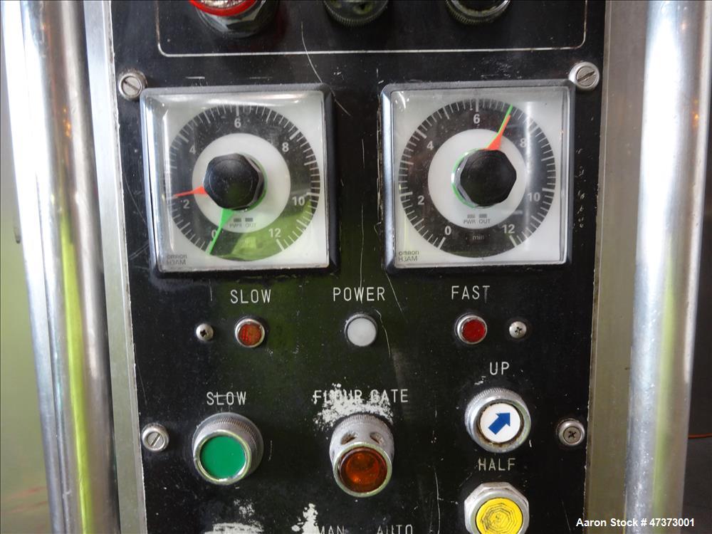 Used Oshikiri Horizontal Mixer, Model HM1300F, 304 Stainless Steel.