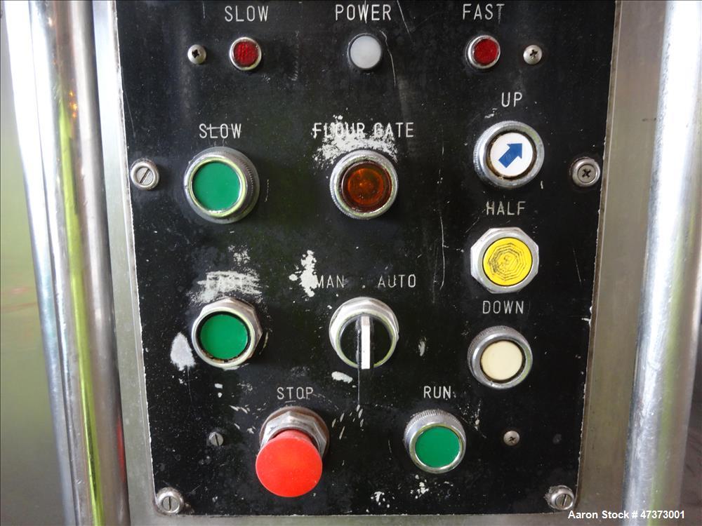 Used Oshikiri Horizontal Mixer, Model HM1300F, 304 Stainless Steel.