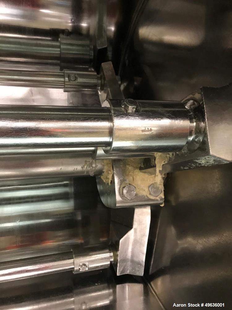 Used Shaffer Horizontal Bar Mixer, Model 10, 1000 LB Capacity Dough Mixer.