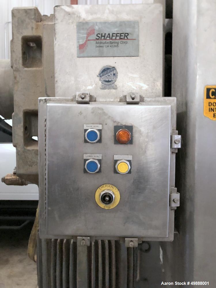 Used Shaffer Roller Bar Dough Mixer, Model HS 2