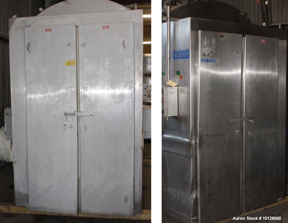 Used Shaffer Horizontal Triple Roller Bar Mixer – 1,600 lb Stainless, Jacketed, 150 HP