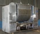 Used Shaffer Horizontal Triple Roller Bar Mixer – 1,600 lb Stainless, Jacketed, 150 HP
