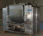Used Shaffer Horizontal Triple Roller Bar Mixer – 1,600 lb Stainless, Jacketed, 150 HP