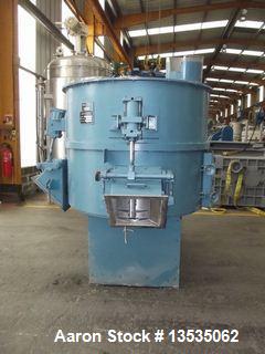 Used-Guedu 2V 1600 PO Vertical Mixer.  Stainless steel construction.  Cylindrical flat bottom vessel.  Maximum volume 1600 l...