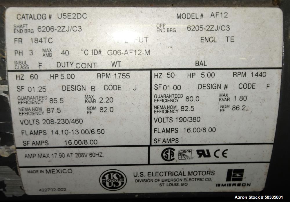 Used Magna High Speed Single Arm Mixer, Model 50H-4C1-208