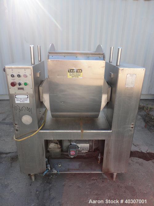 Used Stainless Steel Magna High Speed Single Arm Mixer, Model 50H-4C1, approximate 10 gallon/50 pound working capacity