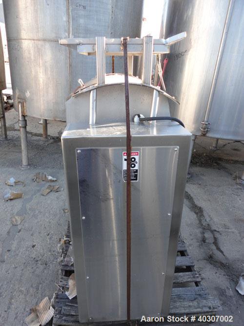 Used Stainless Steel Magna High Speed Single Arm Mixer, Model 50H-4C1, approximate 10 gallon/50 pound working capacity