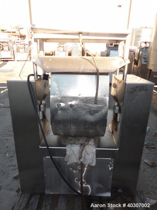 Used Stainless Steel Magna High Speed Single Arm Mixer, Model 50H-4C1, approximate 10 gallon/50 pound working capacity