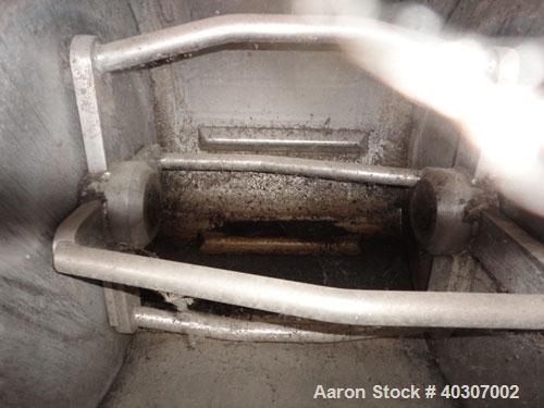 Used Stainless Steel Magna High Speed Single Arm Mixer, Model 50H-4C1, approximate 10 gallon/50 pound working capacity