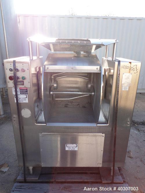Used Stainless Steel Magna High Speed Single Arm Mixer, Model 50H-4C1, approxim