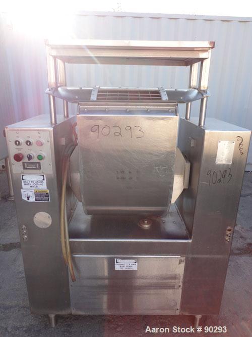 Used- Stainless Steel Magna High Speed Single Arm Mixer, Model 50H-4C1, approximate 10 gallon/50 pound working capacity