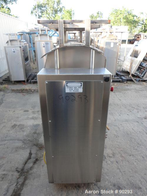 Used- Stainless Steel Magna High Speed Single Arm Mixer, Model 50H-4C1, approximate 10 gallon/50 pound working capacity