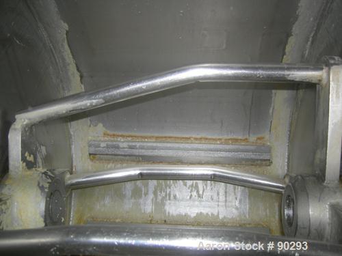 Used Stainless Steel Magna High Speed Single Arm Mixer, Model 50H-4C1, approximate 10 gallon/50 pound working capacity