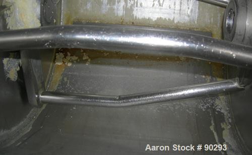 Used Stainless Steel Magna High Speed Single Arm Mixer, Model 50H-4C1, approximate 10 gallon/50 pound working capacity