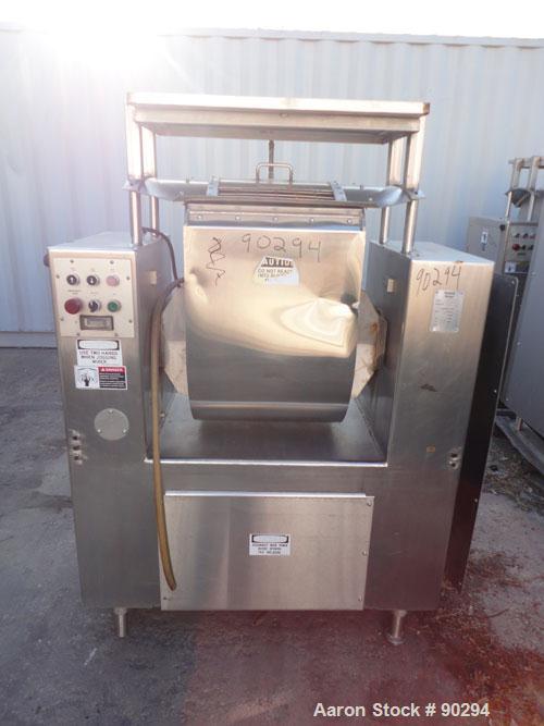 Used Stainless Steel Magna High Speed Single Arm Mixer, Model 50H-4C1, approximate 10 gallon/50 pound working capacity